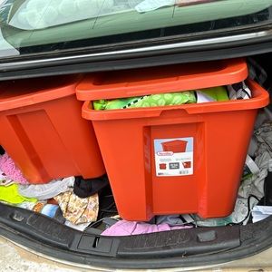 Baby girl clothes sizing newborn to 6-9 with a tummy time mat two tote full